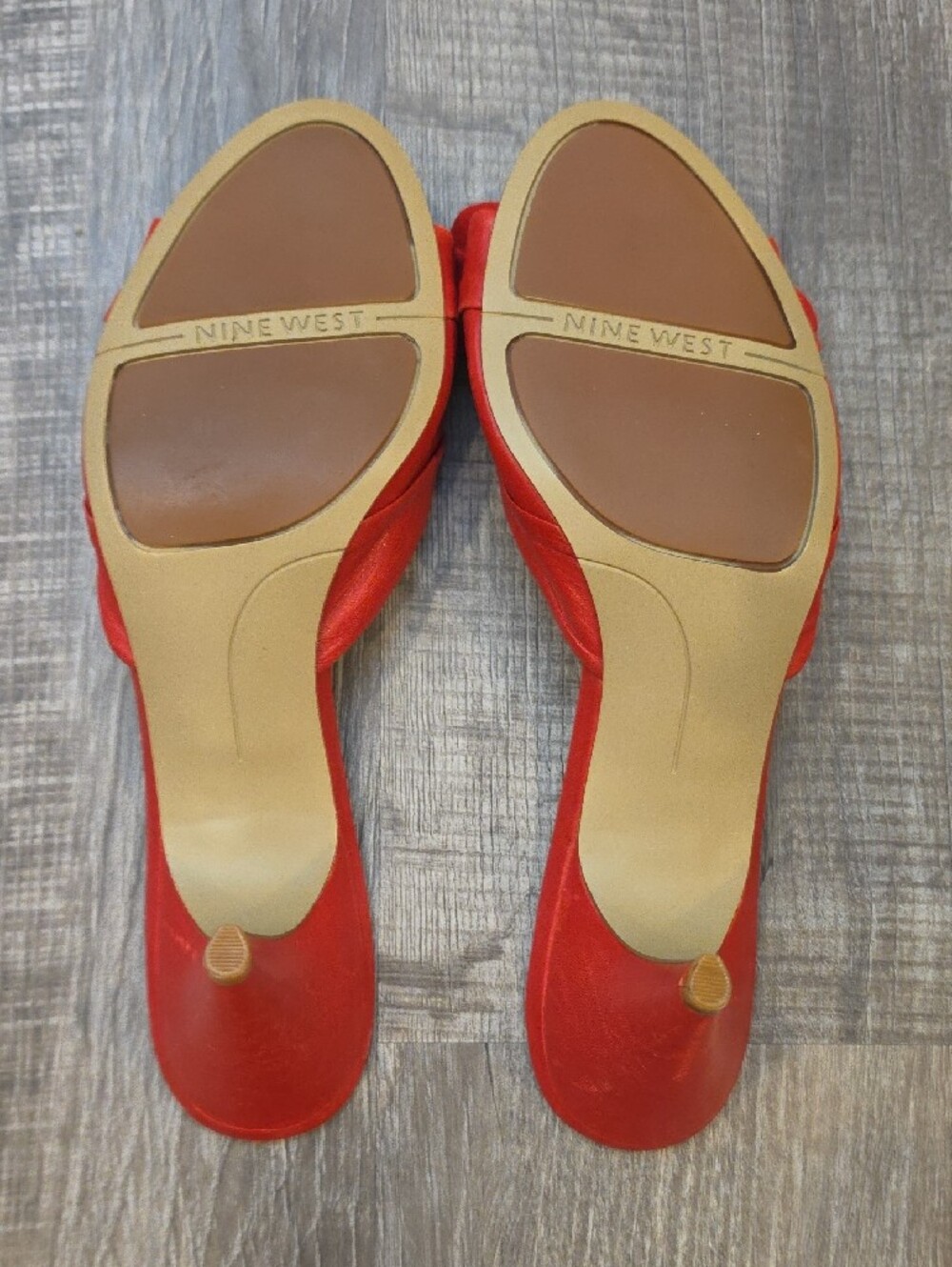 Nine West Red Knot-Front Slide Mules, 10.5 M - Picture 6 of 7